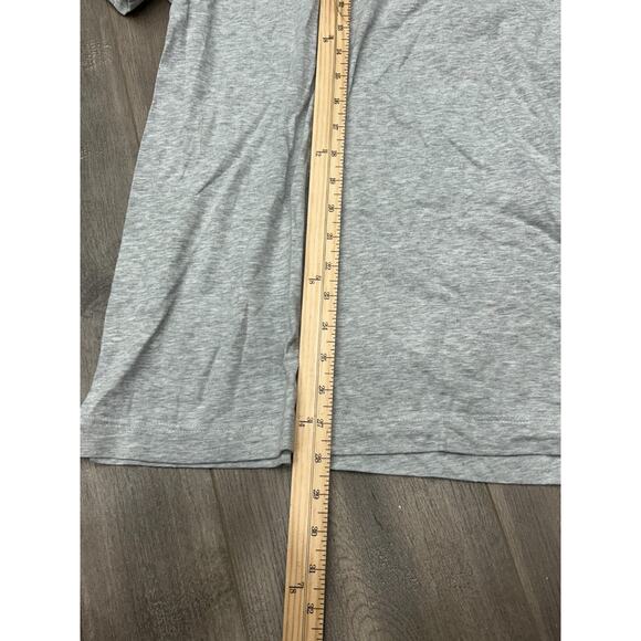 Lacoste Sport Mens Heather Gray Short Sleeve Crocodile Logo T-Shirt Size 3XL - Picture 7 of 7